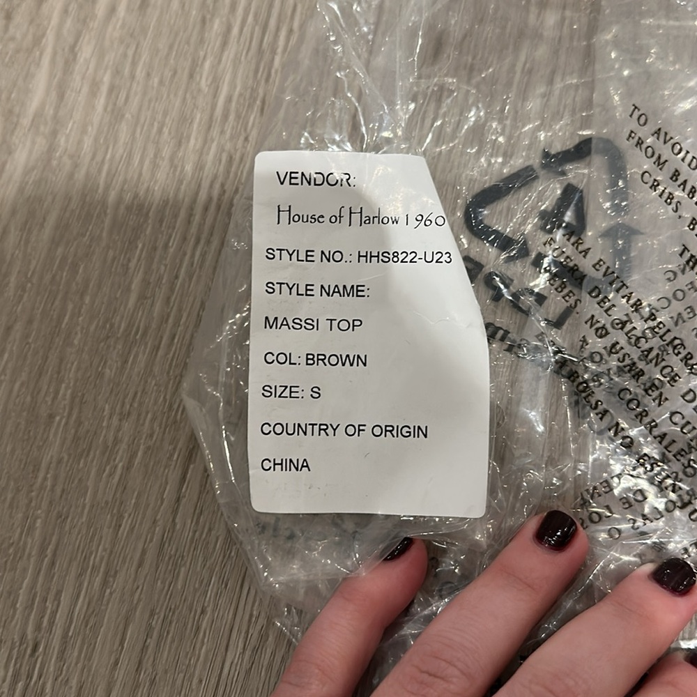 NWT House of Harlow Massi Top - Picture 6 of 7